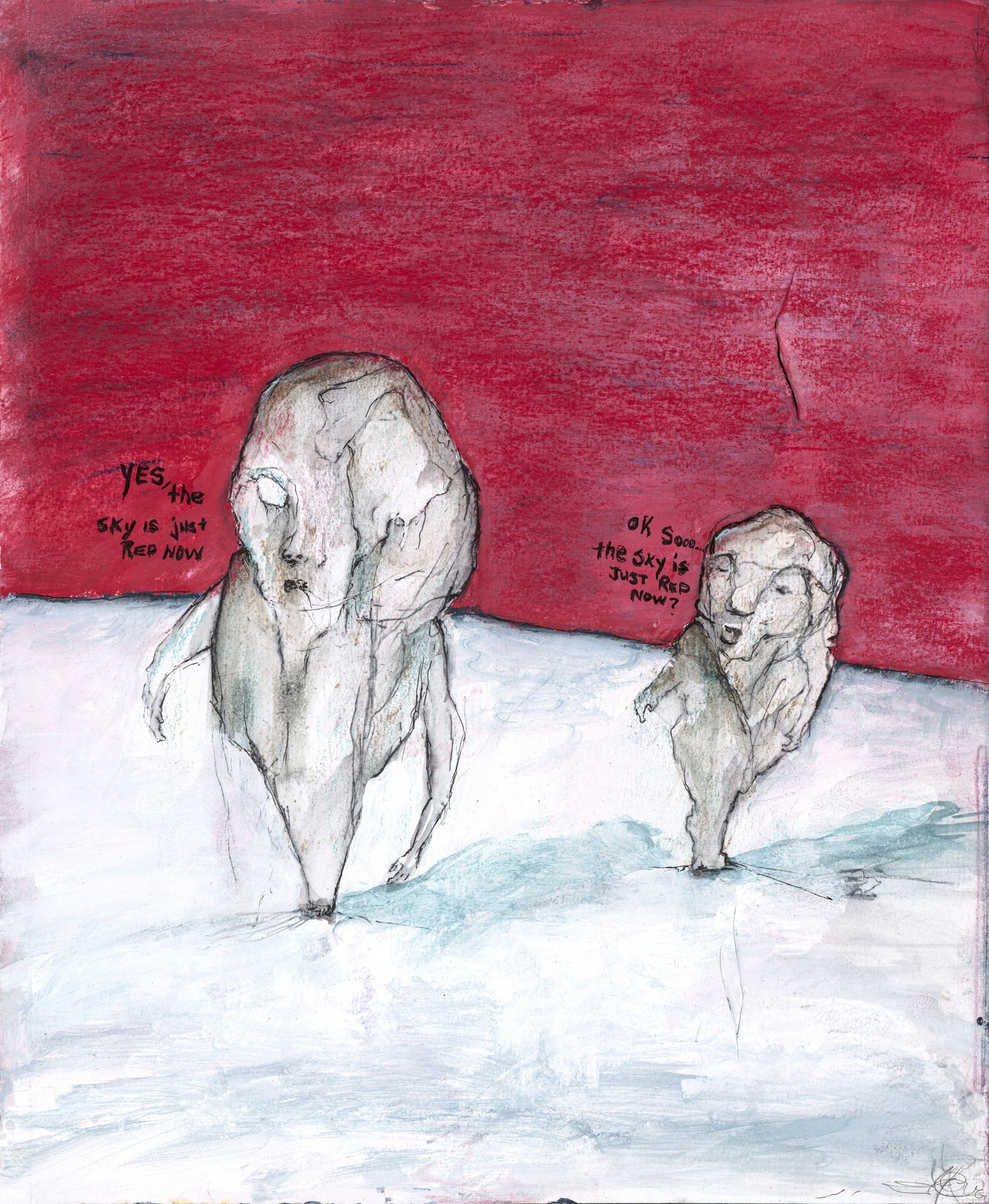 The Sky is Red - Print