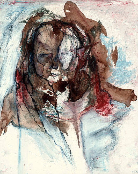 Eyes Closed Again - Print